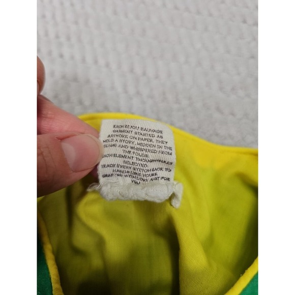 Bijou Sauvage Clothier Dress Girls Size 2 Green Shoulder Button Pockets - Picture 5 of 7